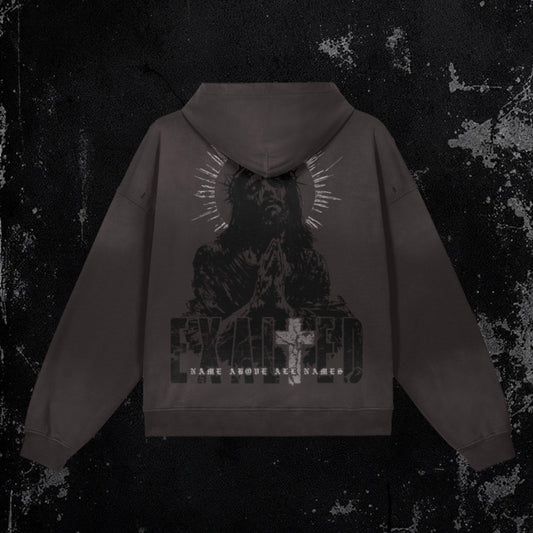 Exalted Hoodie | Premium Heavyweight Distressed