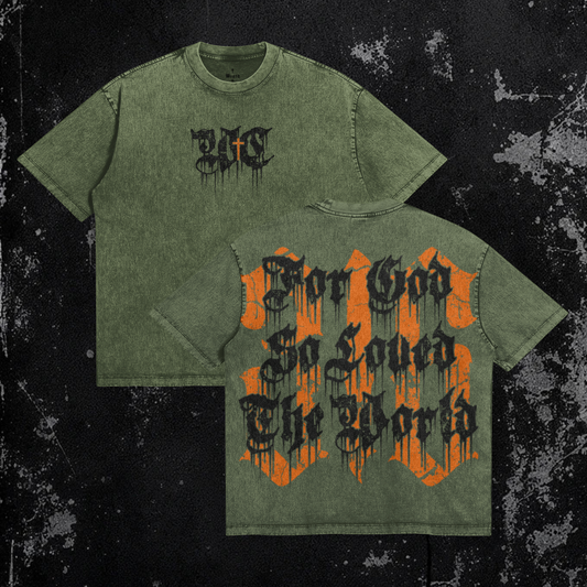 Begotten Tee | Premium Heavyweight Snow Washed Oversized
