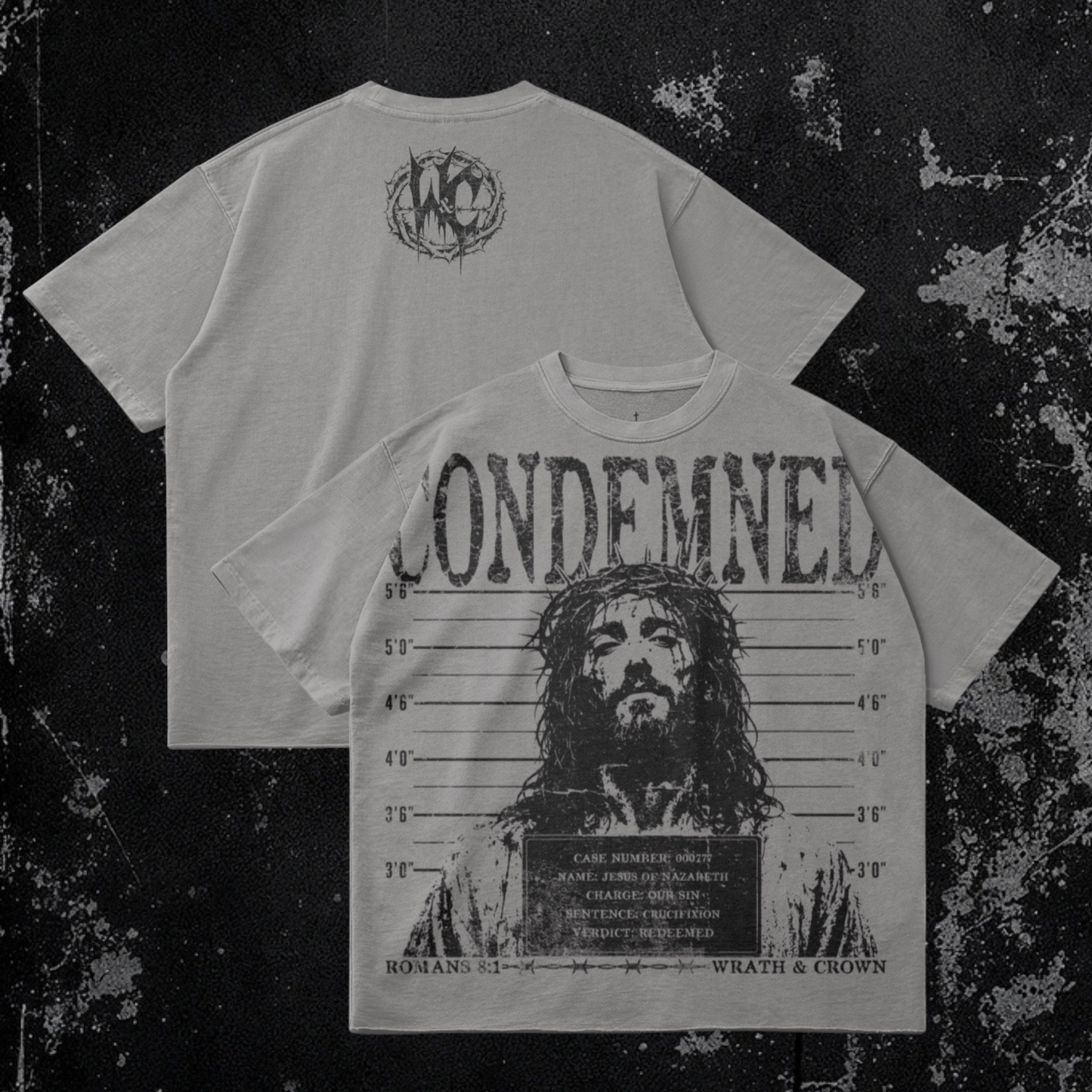 Condemned Tee | Premium Faded Raw Hem