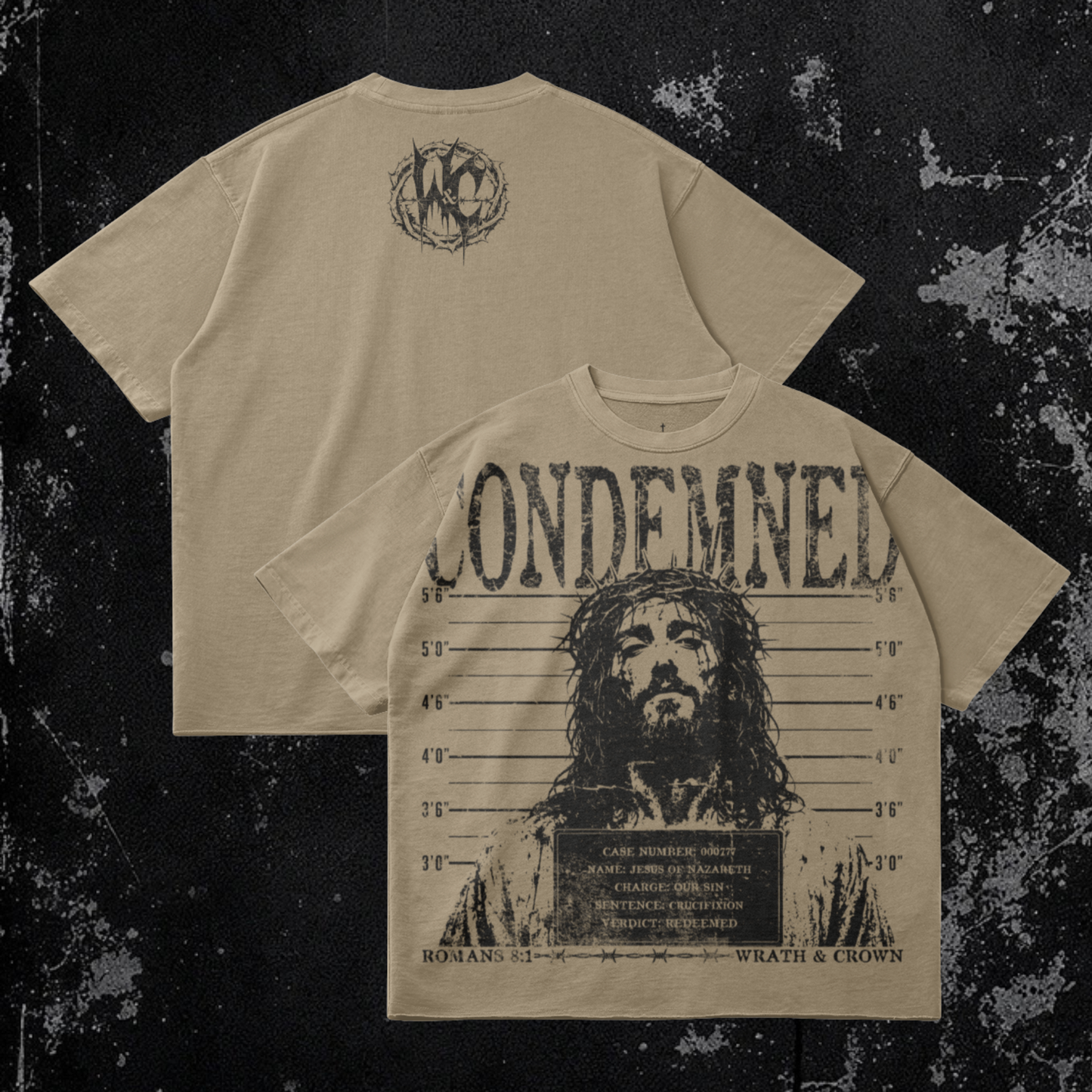 Condemned Tee | Premium Faded Raw Hem