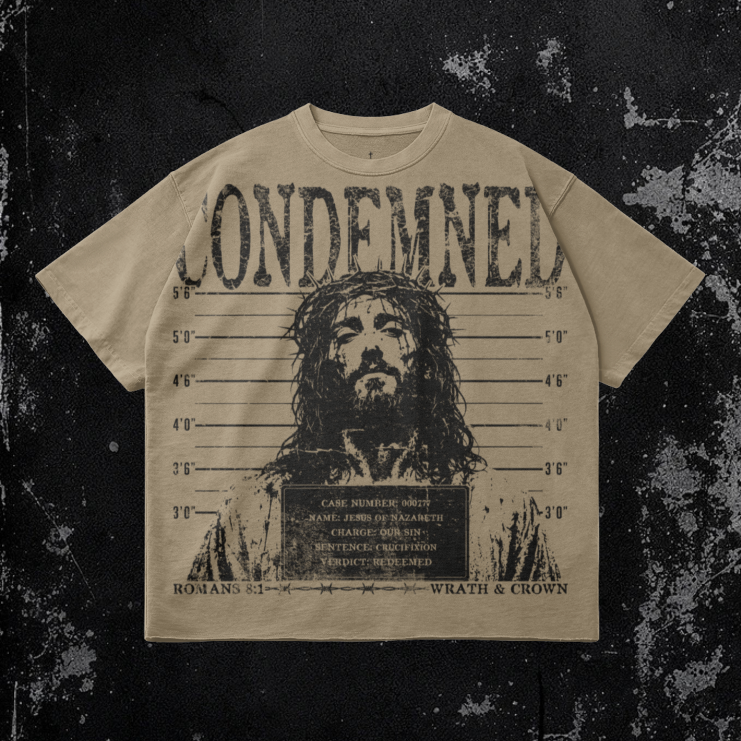 Condemned Tee | Premium Faded Raw Hem