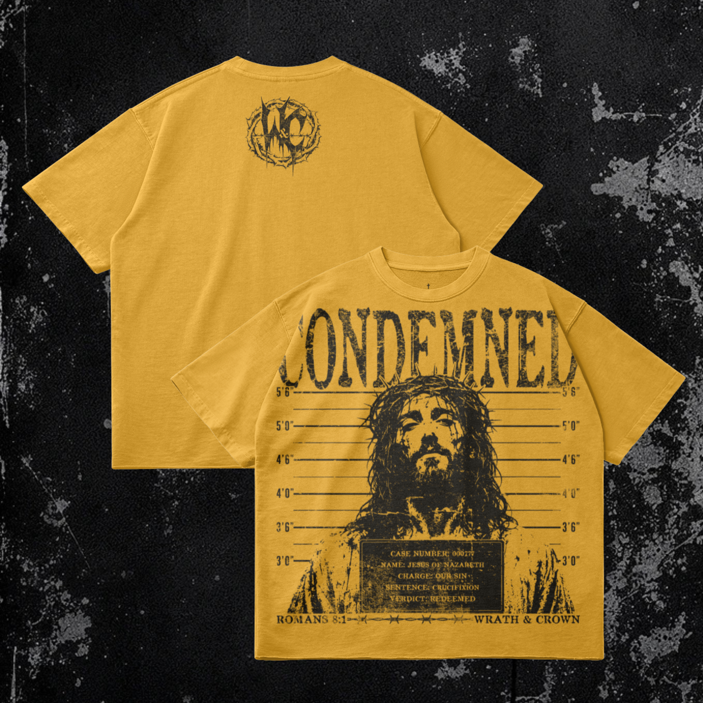 Condemned Tee | Premium Faded Raw Hem