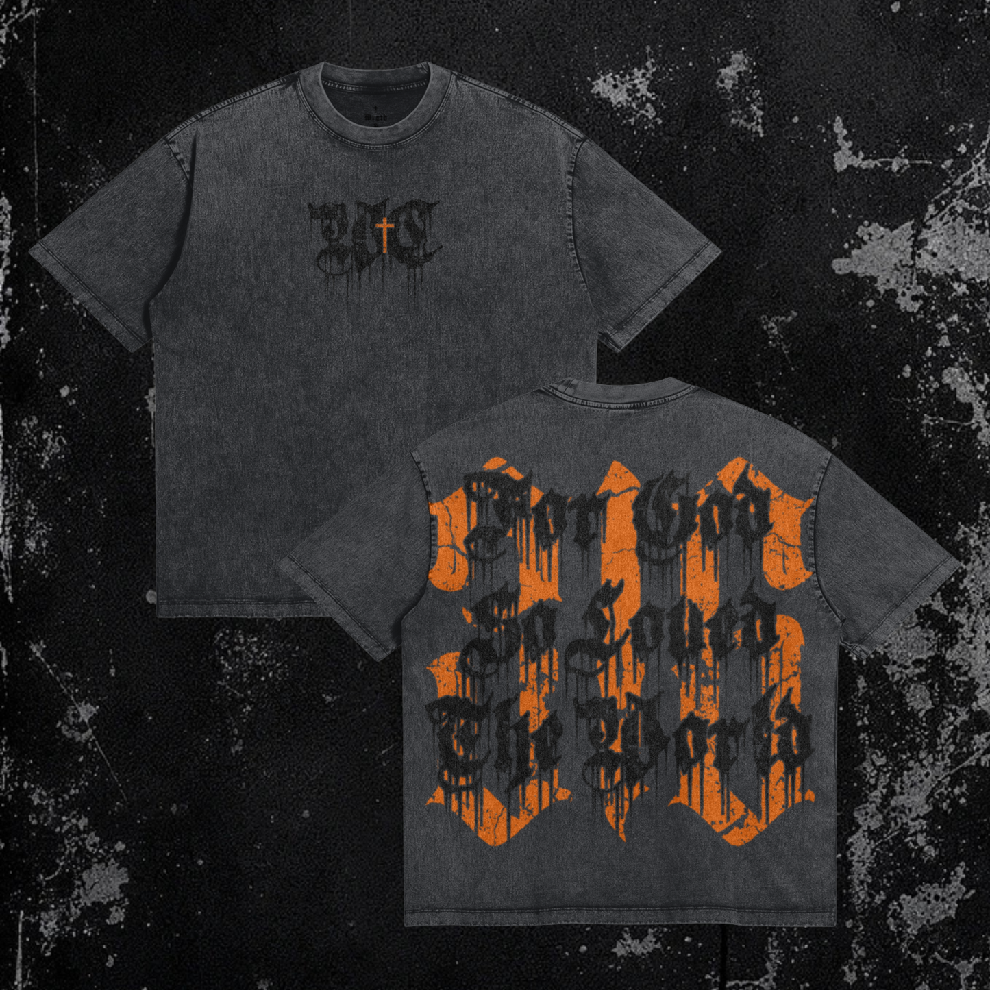 Begotten Tee | Premium Heavyweight Snow Washed Oversized