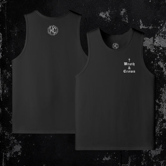 Vessel Tank Black | Premium Embroidered Loose