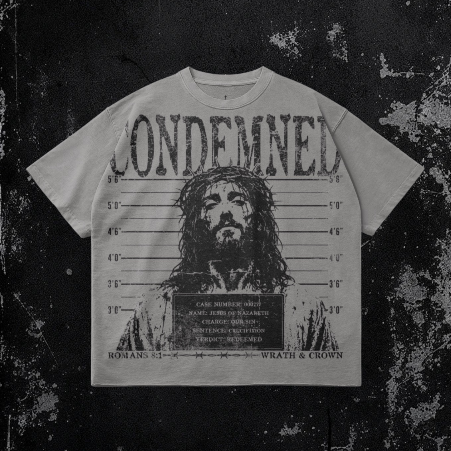 Condemned Tee | Premium Faded Raw Hem