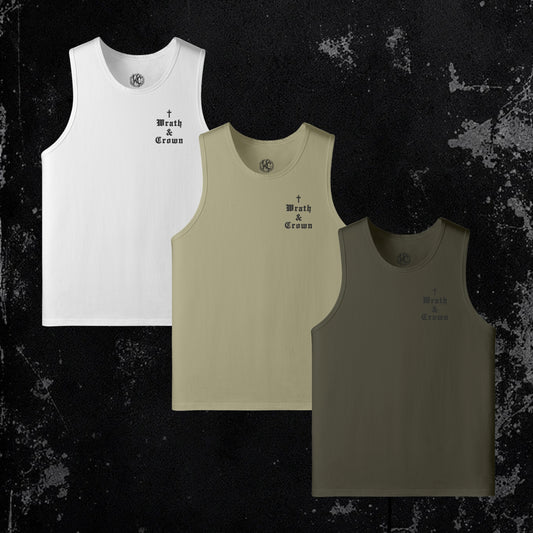 Vessel Tank Variants | Premium Embroidered Loose