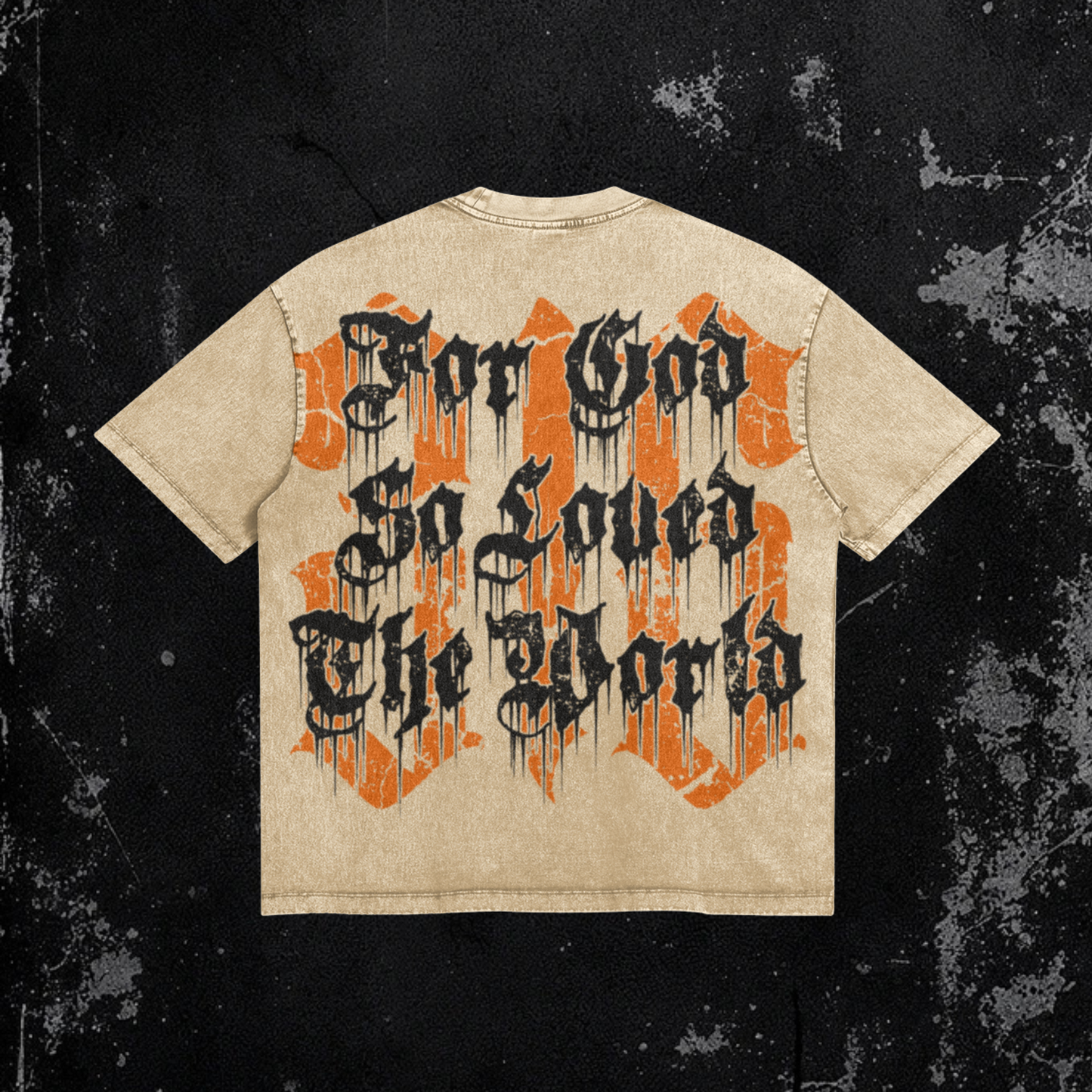 Begotten Tee | Premium Heavyweight Snow Washed Oversized
