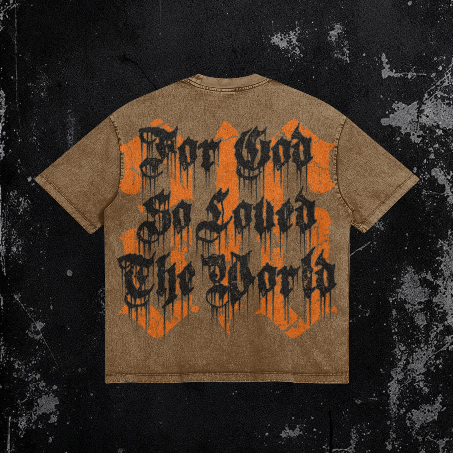 Begotten Tee | Premium Heavyweight Snow Washed Oversized