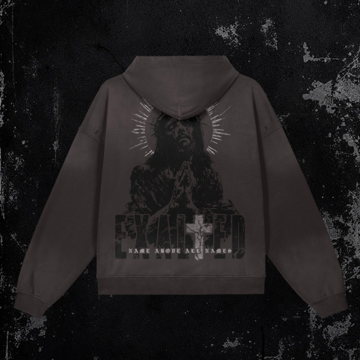 Exalted Hoodie | Premium Heavyweight Distressed