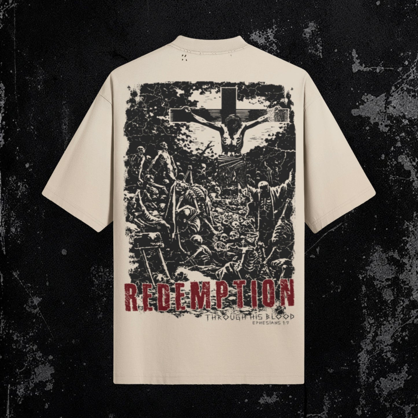 Redemption Tee | Premium Oversized Distressed