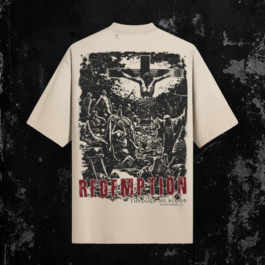Redemption Tee | Premium Oversized Distressed