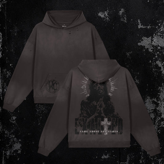 Exalted Hoodie | Premium Heavyweight Distressed