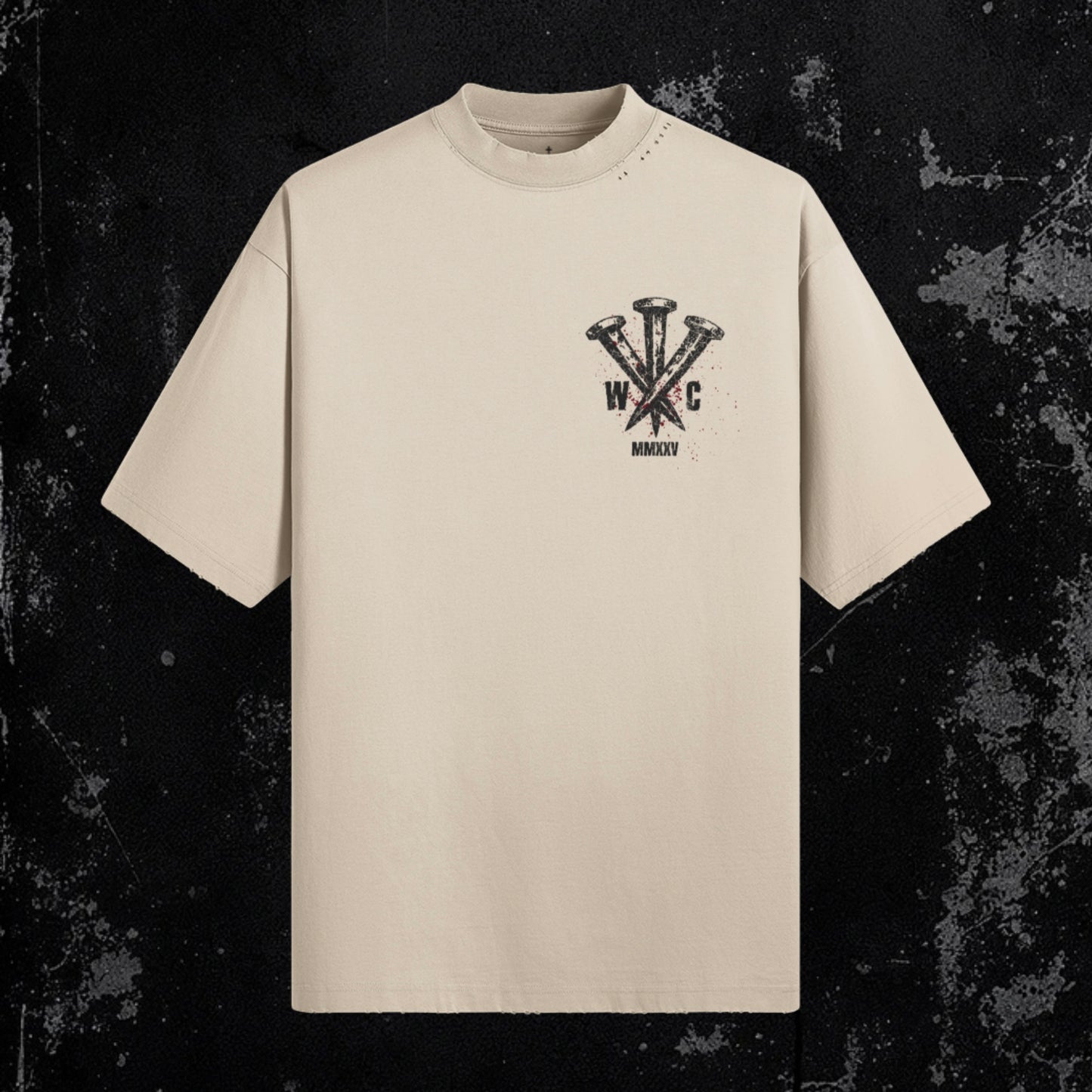 Redemption Tee | Premium Oversized Distressed