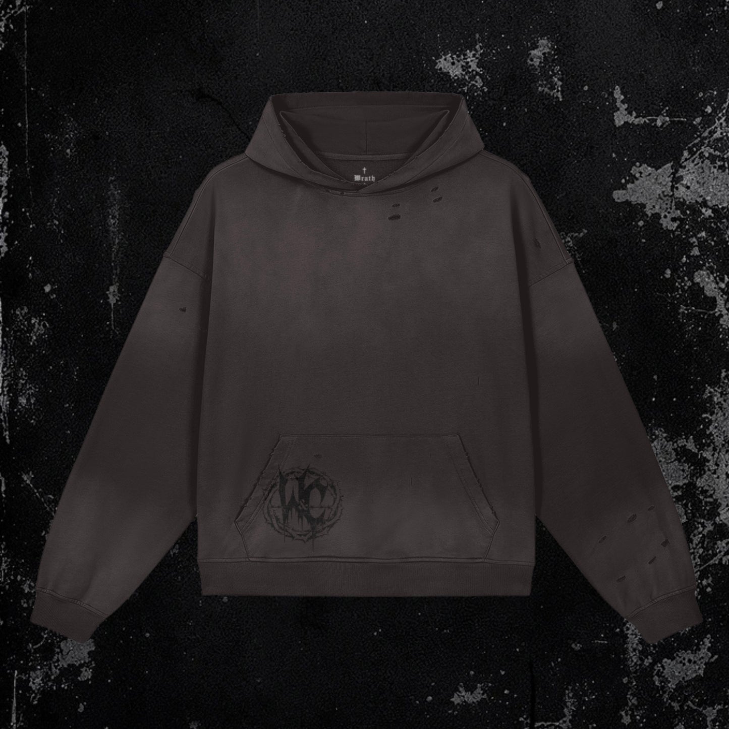 Exalted Hoodie | Premium Heavyweight Distressed