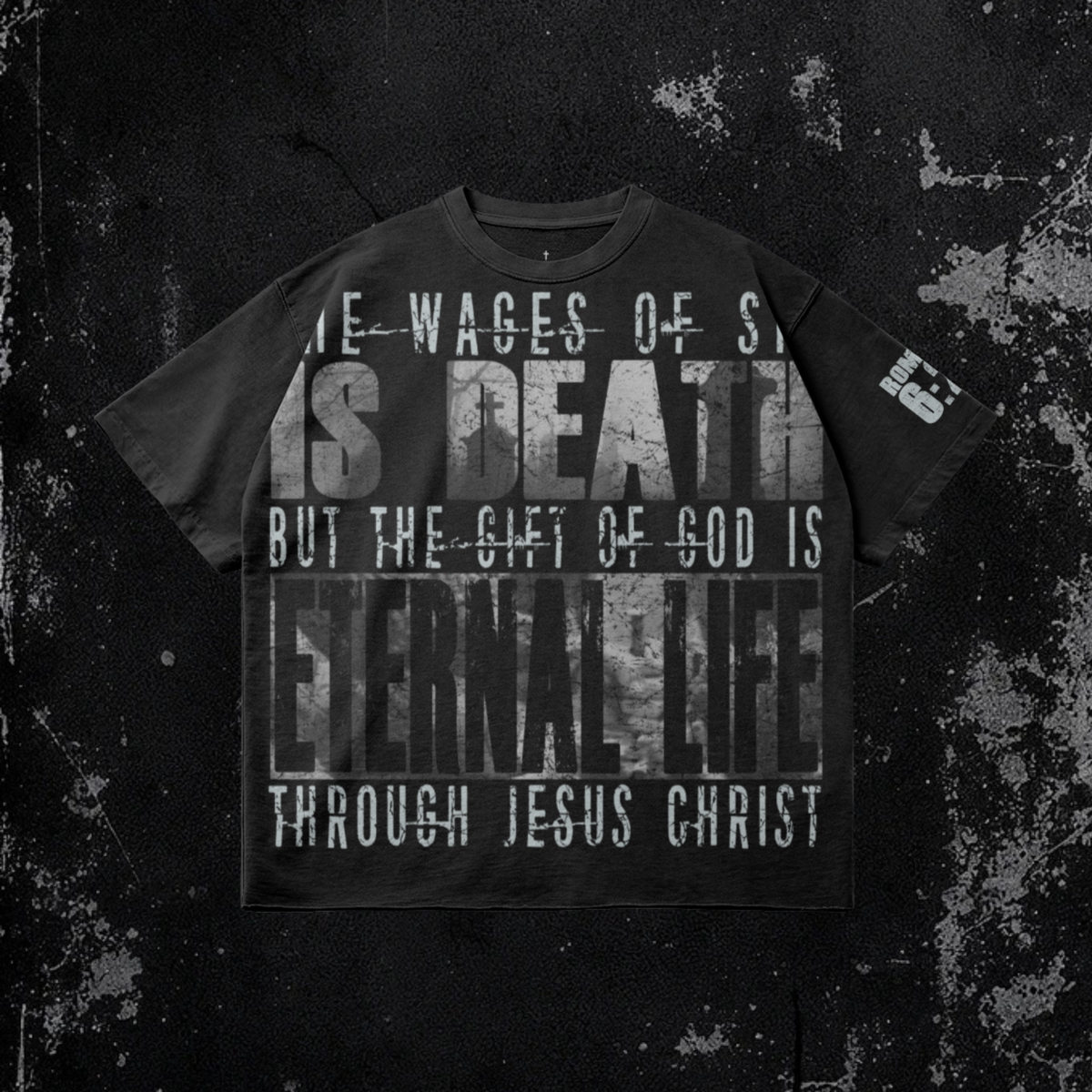 Wages Tee | Premium Faded Raw Hem